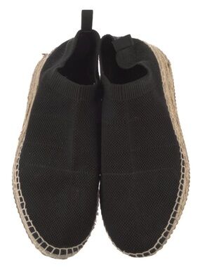 Alexander Wang Black Knit Slip-On Espadrilles